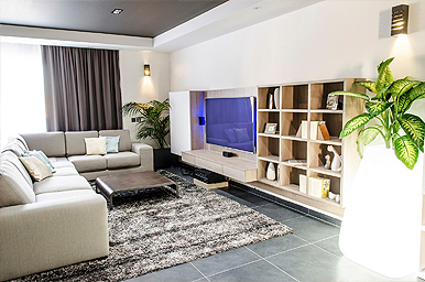 Malta Luxury Penthouse living area for rent